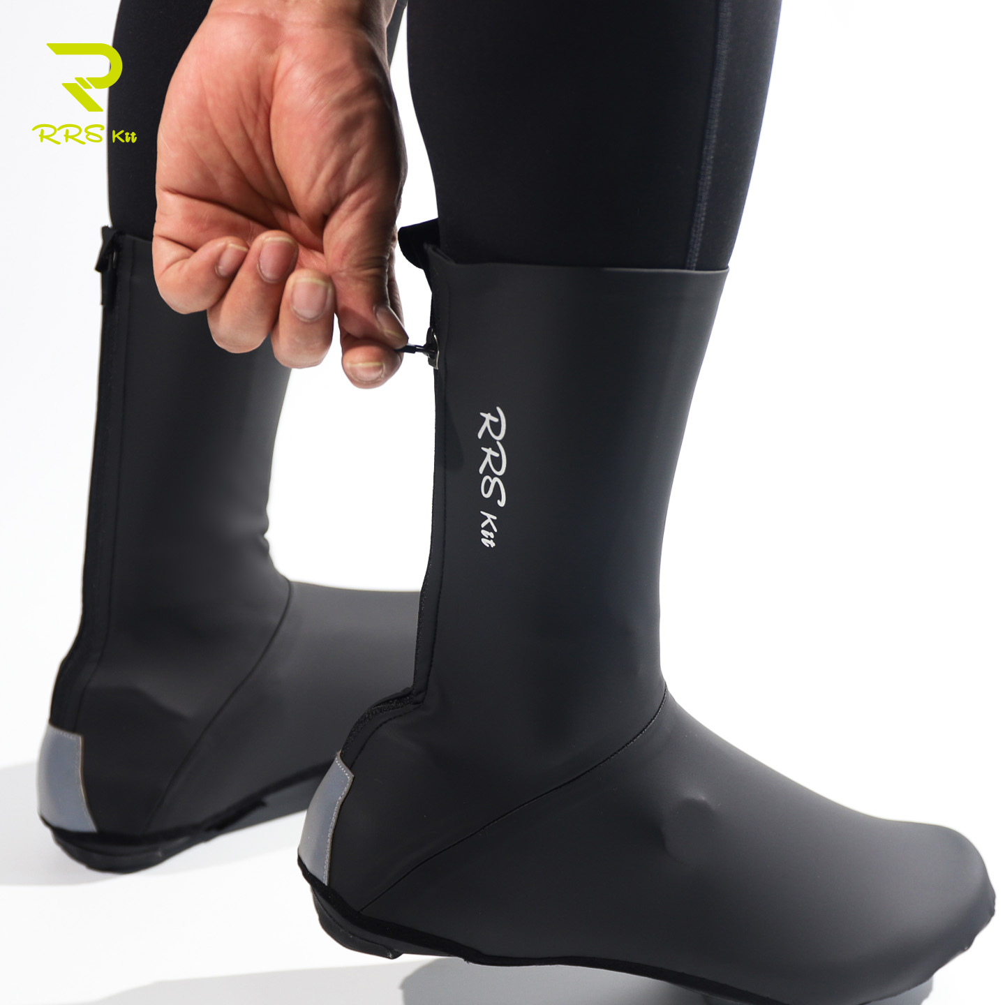 Cycling Gear Winter - RRSKIT サイクリングロックシューズ薄型フリースシューズカバーロードマウンテンバイクロックシューズカバー防水防風秋冬シューズカバー