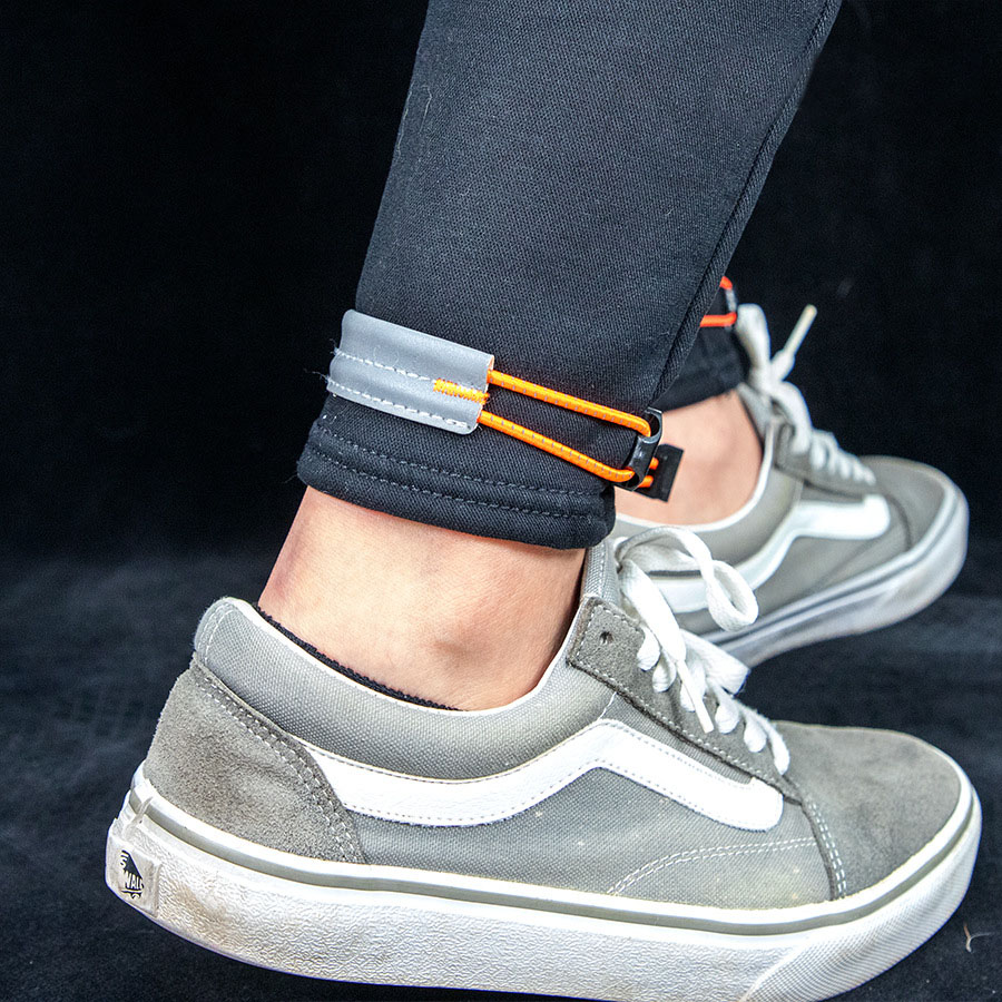 Cycling Gear Pants - 弾性反射サイクリングレッグストラップ調節可能な自転車パンツカフバンドロードマウンテンバイク乗馬安全装備用