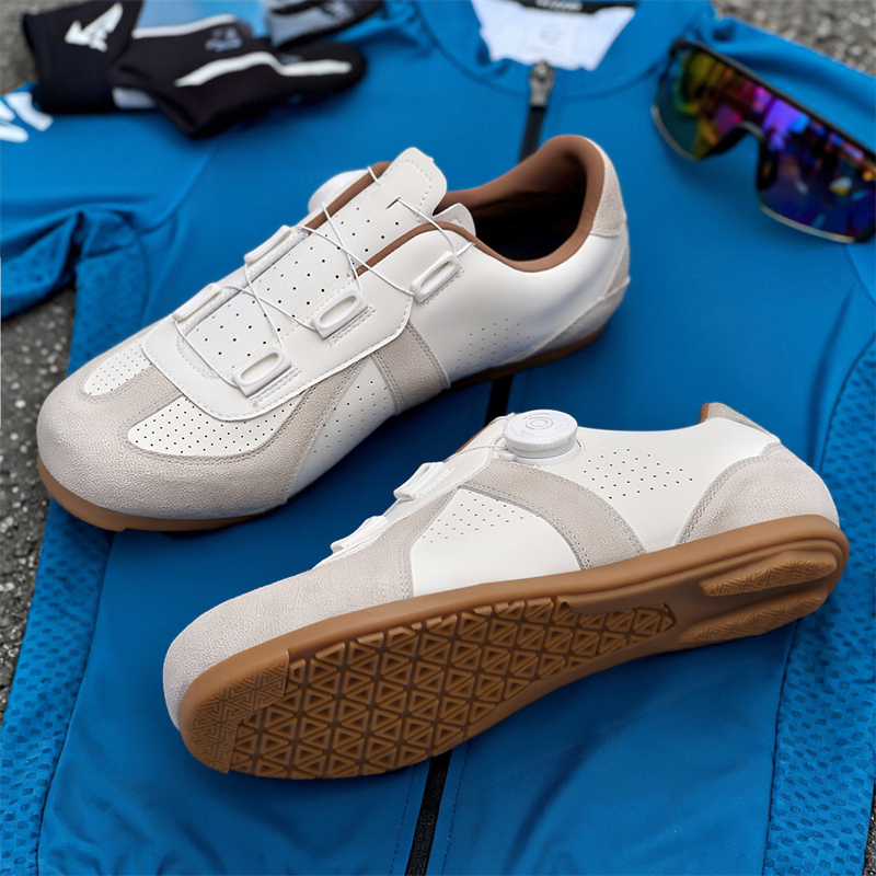 Cycling Shoe Insoles - 女性用ノンロックマウンテンバイクシューズ、クリートなし、ロードサイクリングRBスピードラバーソールシューズ、男性用ラバーソールサイクリングシューズ