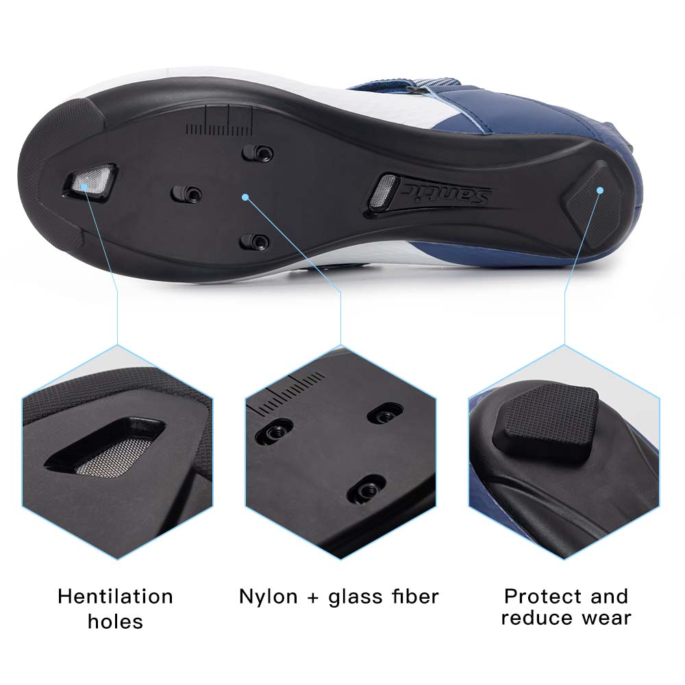 Santic-メンズナイロンソールサイクリングシューズ,通気 - Cycling Shoe Insoles のレビューと価格