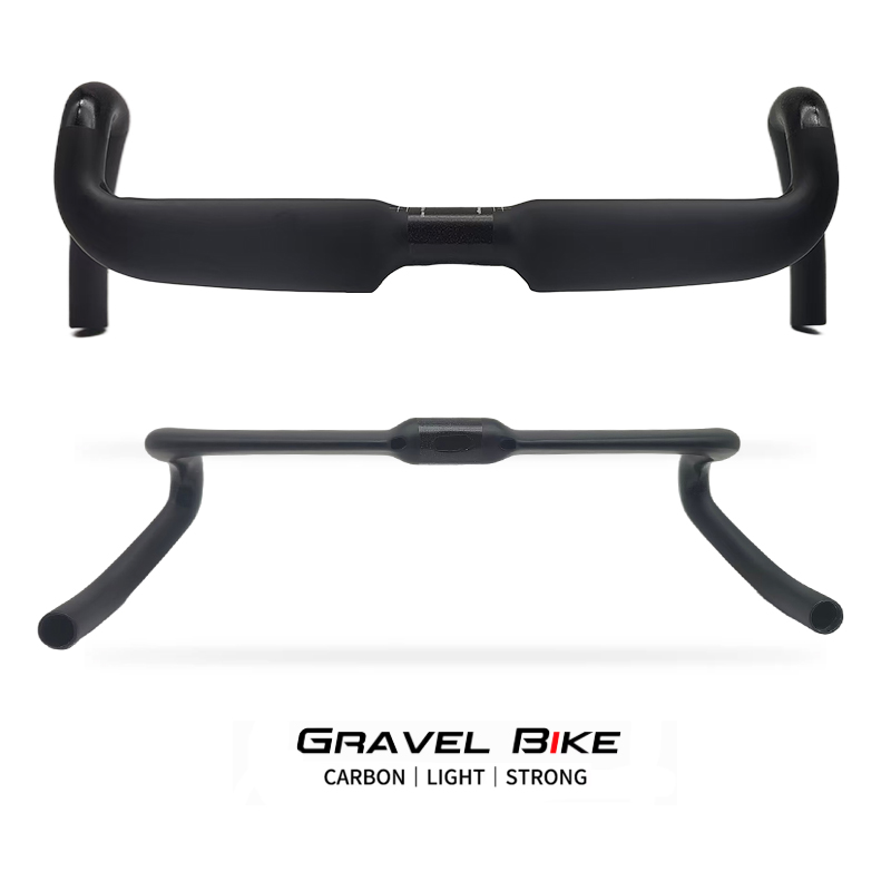 カーボンファイバーレーシングバイクハンドルバー 31.8 ア - Cycling Gear Gravel のレビューと価格