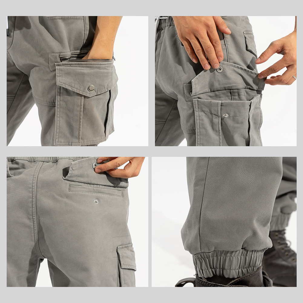 オートバイライディングパンツ男性用ズボン大きなポケット耐久性 - Cycling Gear Pants のレビューと価格