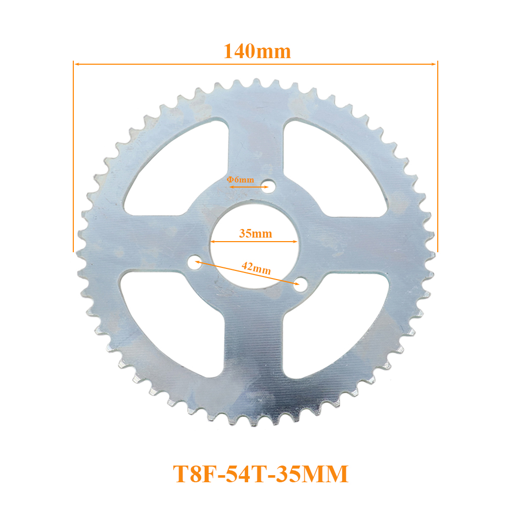 オートバイT8F 54T 35mmリアチェーンスプロケットT - Cycling Gear Box のレビューと価格