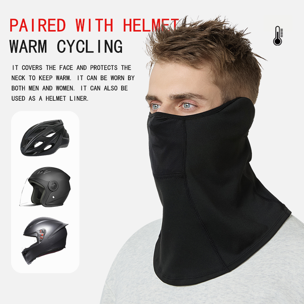 冬サイクリング用暖かいマスク アウトドアマスク 厚手防寒ネッ - Cycling Gear Winter のレビューと価格