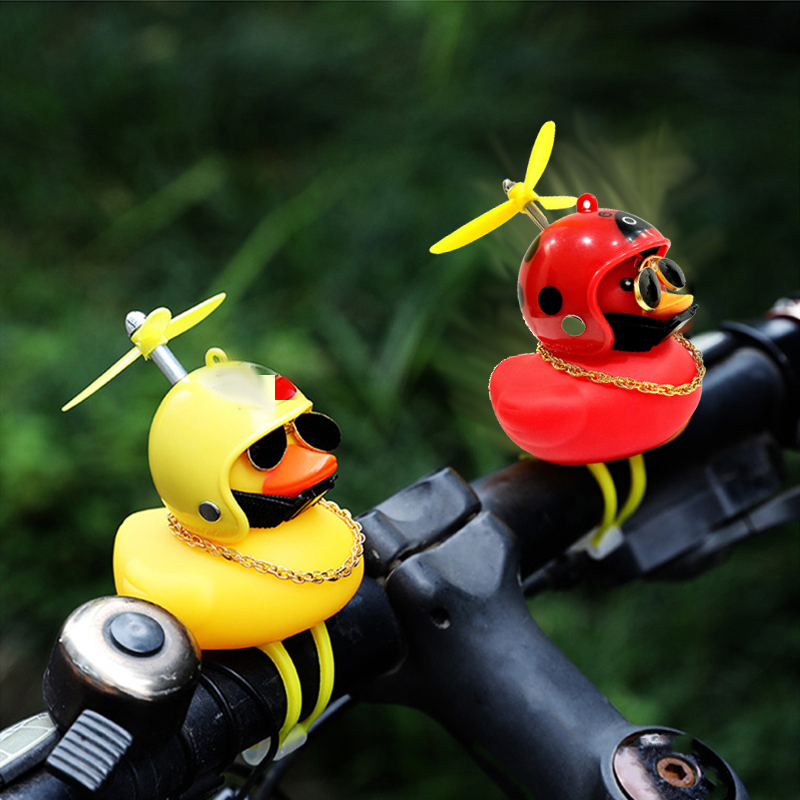 かわいいラバーダック自転車ハンドルバーバイクデコレーション、 - Yellow Cycling Gear のレビューと価格