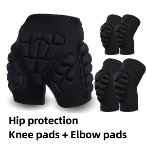 子供用スキーヒッププロテクターパンツ アイススクータースポー - Cycling Gear Pants のレビューと価格