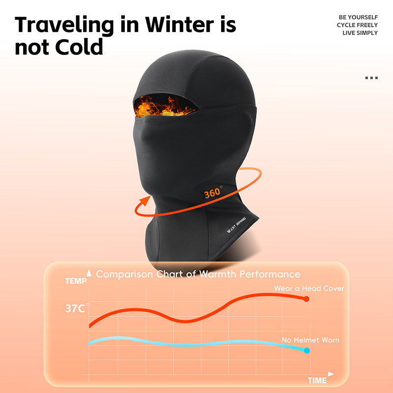WEST BIKING 冬用サーマルバラクラバ 高弾性 通気 - Cycling Gear Winter のレビューと価格