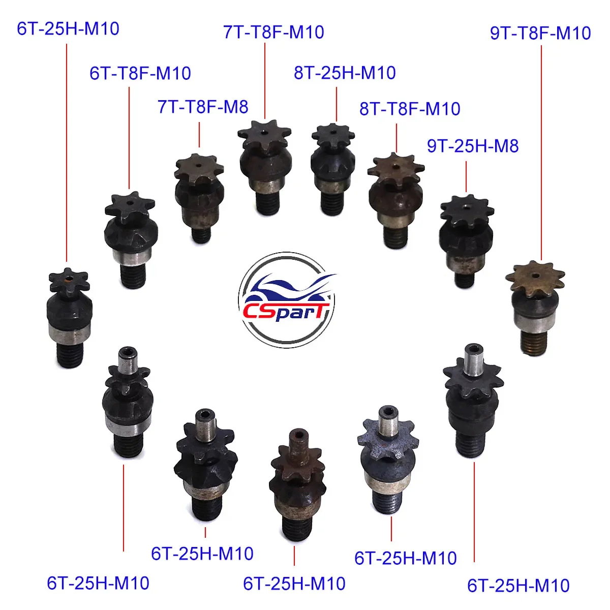 6t 7t 8t 9t 25h t8f m8 m10,チェー - Cycling Gear Box のレビューと価格