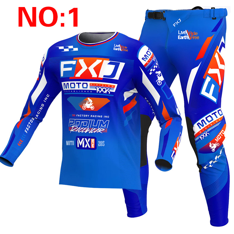 新しい FXJ イエローエンデューロモトクロスギアセット m - Cycling Gear Pants のレビューと価格