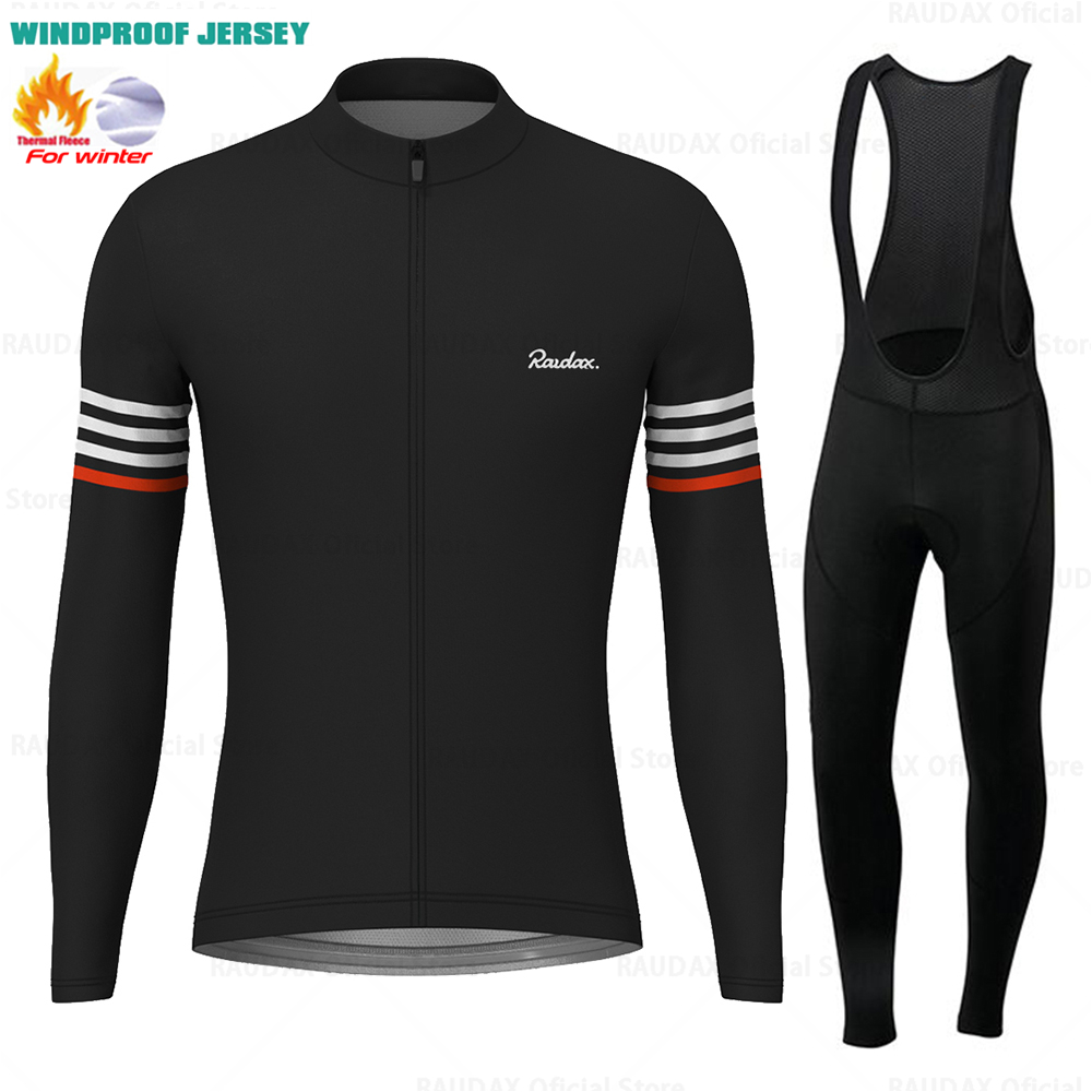 Raudax-冬用の長袖フリースジャージ,暖かくて暖かいサイ - Cycling Gear Winter のレビューと価格