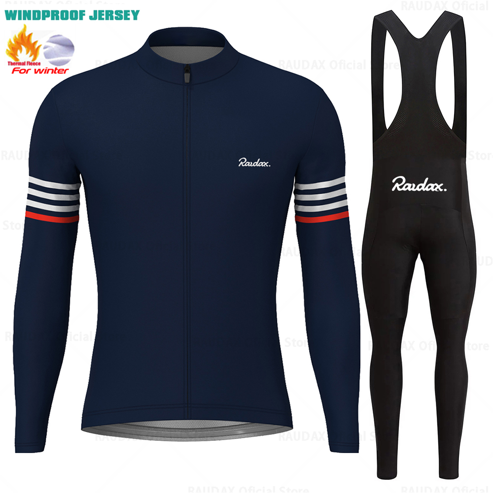 Raudax-冬用の長袖フリースジャージ,暖かくて暖かいサイ - Cycling Gear Winter のレビューと価格