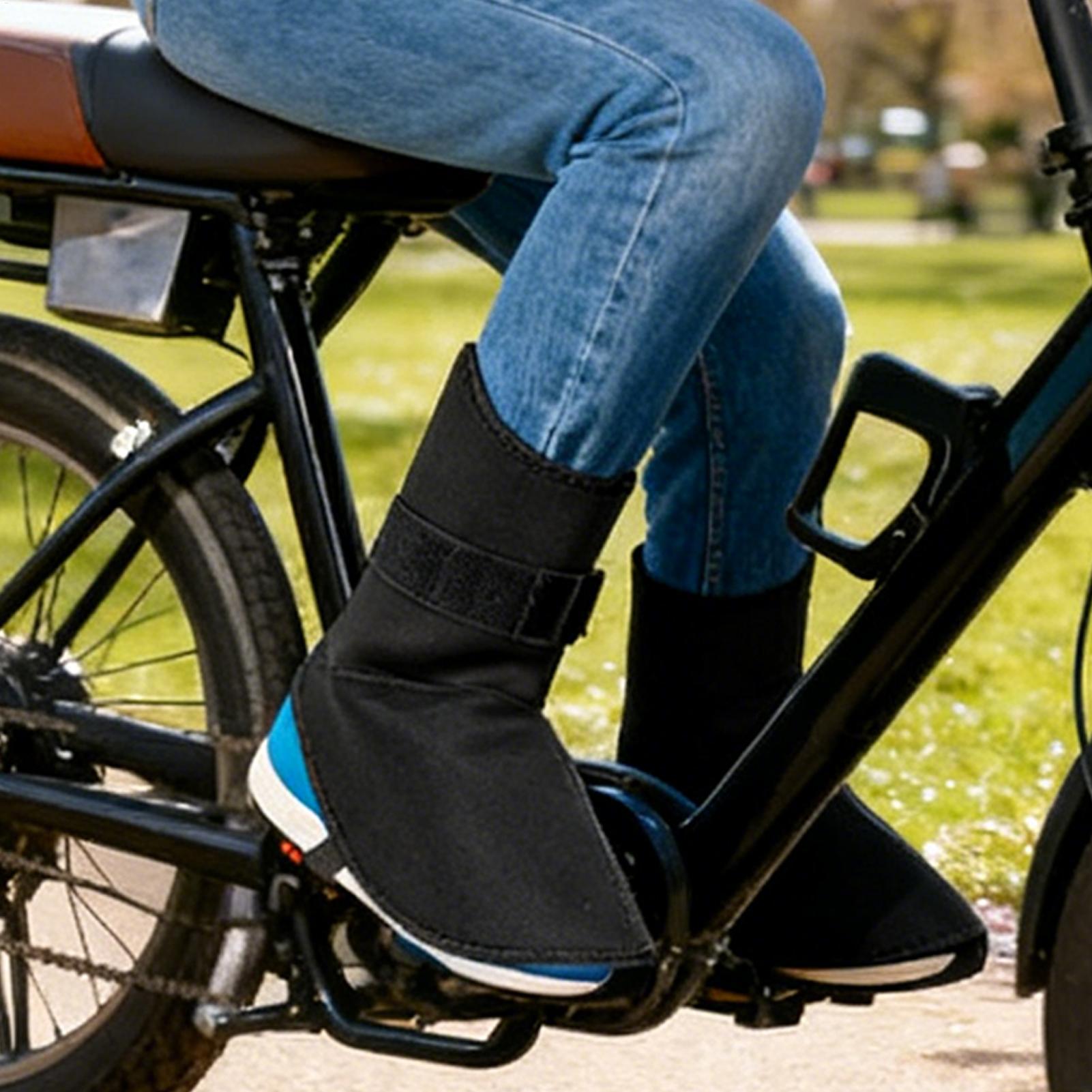 サイクリングシューズカバー 防水 暖かいフットギア シューズ - Cycling Gear Winter のレビューと価格