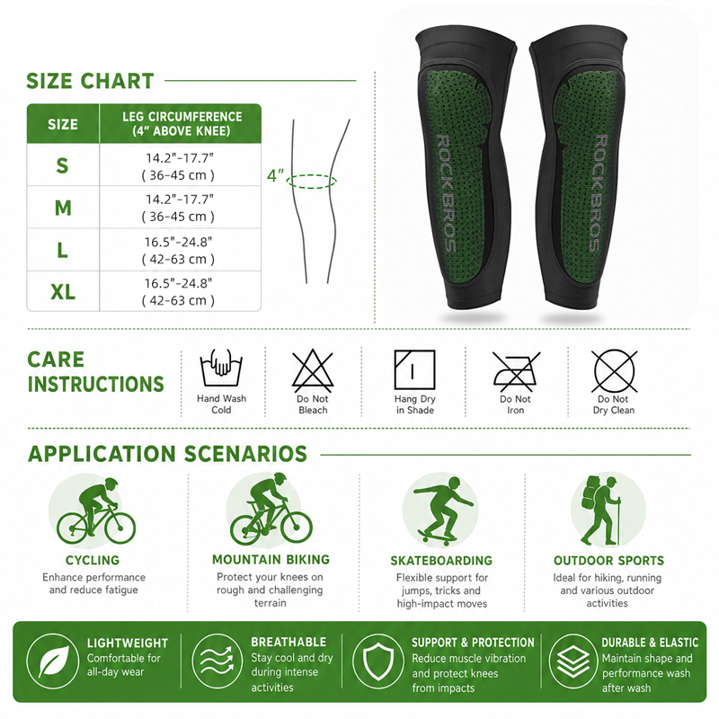 Rockbros-スポーツレッグウォームニーパッドmtbサイ - Cycling Gear Pants のレビューと価格