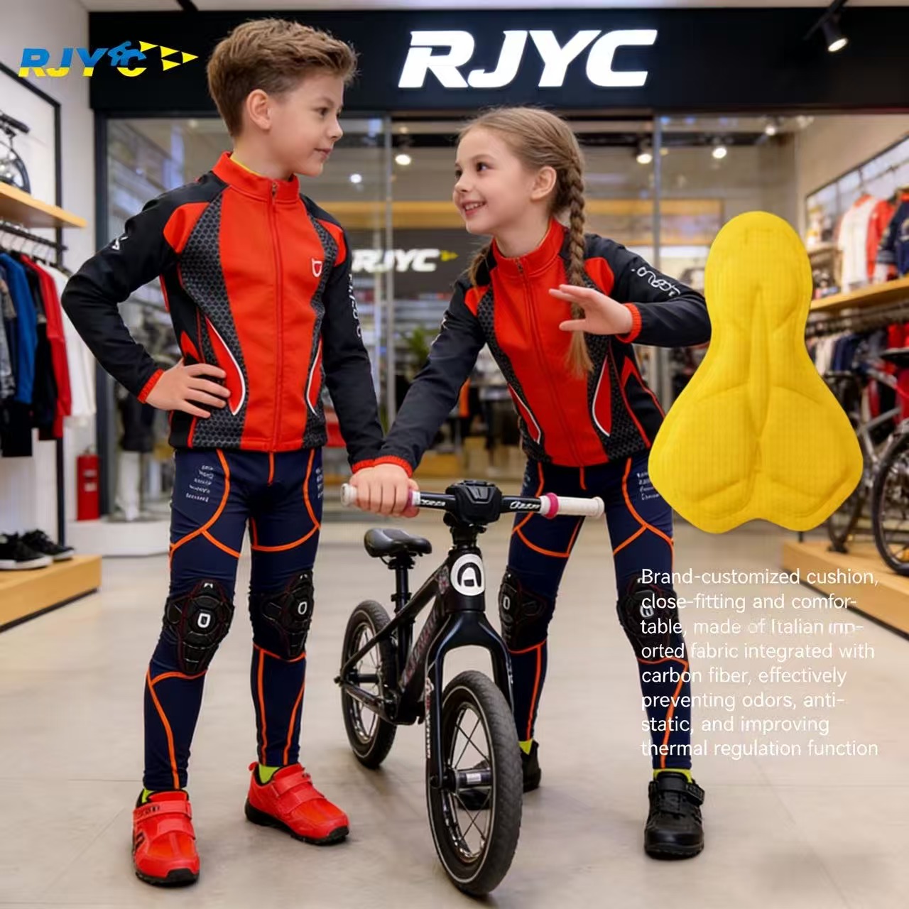 Rjyc ブランド 春夏子供用サイクリングウェア、ローラース - Cycling Gear Pants のレビューと価格