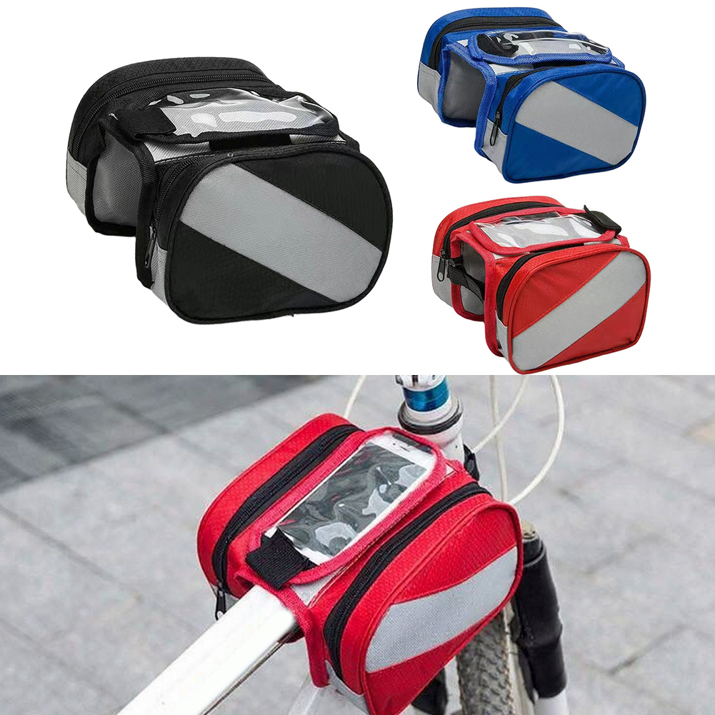 多用途マウンテンサイクリングパニアバッグ MTBフレームのト - Cycling Gear Organization のレビューと価格